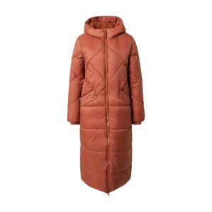 EDC BY ESPRIT Zimní kabát  tmavě oranžová
