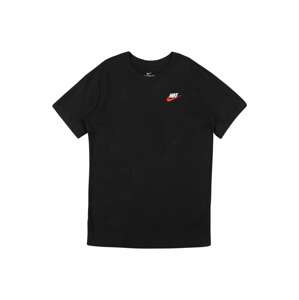 Nike Sportswear Tričko 'FUTURA'  červená / černá / bílá