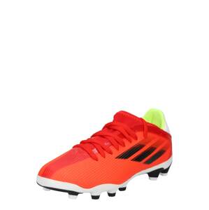 ADIDAS PERFORMANCE Sportovní boty 'X Speedflow.3'  svítivě zelená / červená / oranžově červená / černá / bílá