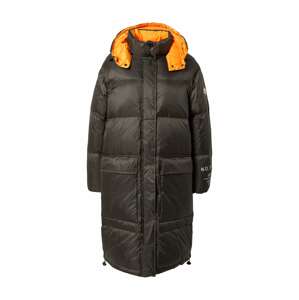 No. 1 Como Zimní kabát 'VICKI'  jasně oranžová / bílá / černá