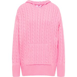 MYMO Maxi svetr  růžový melír