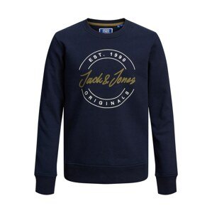 Jack & Jones Junior Mikina 'Jerry'  námořnická modř / bílá / khaki