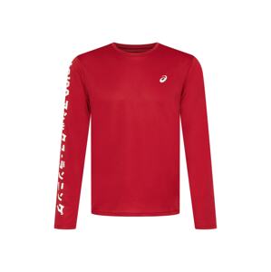 ASICS Funkční tričko 'KATAKANA'  červená / bílá