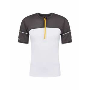 ASICS Funkční tričko  šedá / bílá / svítivě žlutá