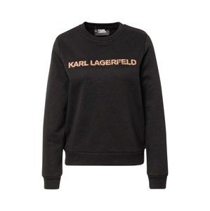 Karl Lagerfeld Mikina  černá / oranžová