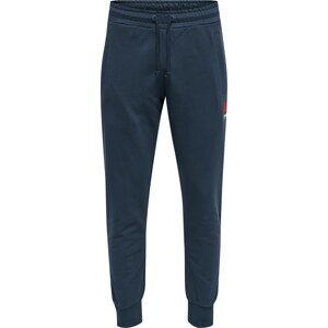 Hummel Sportovní kalhoty 'Graham'  noční modrá / červená / bílá