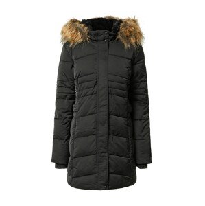 Schott NYC Zimní kabát  světle hnědá / černá