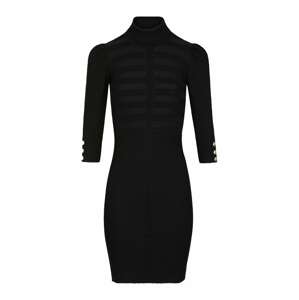 Morgan Úpletové šaty '212-RMTO'  černá