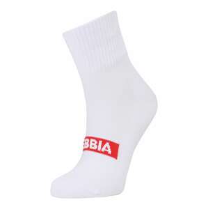 NEBBIA Sportovní ponožky 'EXTRA MILE'  červená / bílá