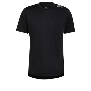 ADIDAS PERFORMANCE Funkční tričko 'Designed 4 Running'  černá / bílá