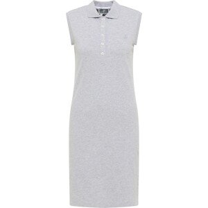 DreiMaster Maritim Letní šaty  světle šedá / perlově bílá