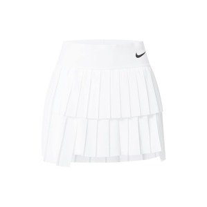 NIKE Sportovní sukně 'Court Advantage'  bílá / černá