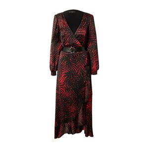 GUESS Společenské šaty 'NAUSICA'  červená / tmavě červená / černá