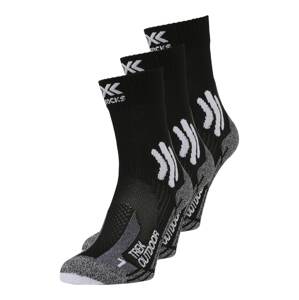X-SOCKS Sportovní ponožky  černá / šedý melír / bílá