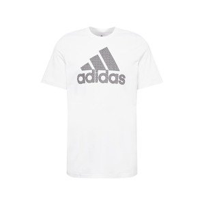 ADIDAS PERFORMANCE Funkční tričko '4D Graphic'  bílá / šedá / antracitová