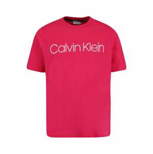 Calvin Klein Big & Tall Tričko  pink / bílá
