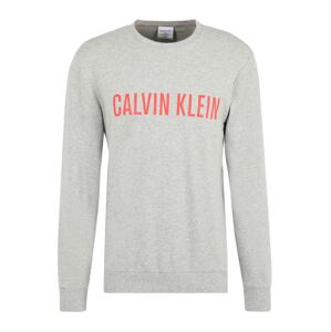 Calvin Klein Underwear Mikina  šedá / červená