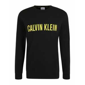 Calvin Klein Underwear Mikina  žlutá / černá