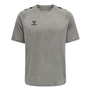 Hummel Funkční tričko 'Poly'  šedý melír / černá