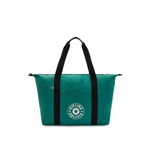 KIPLING Nákupní taška 'ART M LITE CEN'  smaragdová / černá / bílá