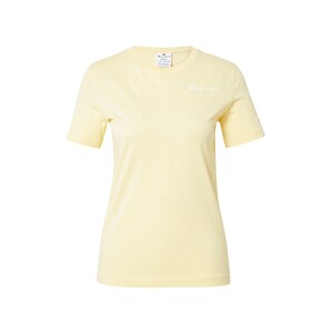 Champion Authentic Athletic Apparel Tričko  světle žlutá / bílá