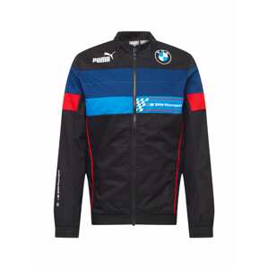 PUMA Sportovní bunda  černá / červená / světlemodrá / kobaltová modř / bílá