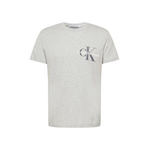 Calvin Klein Jeans Tričko  šedá / světle šedá / bílá