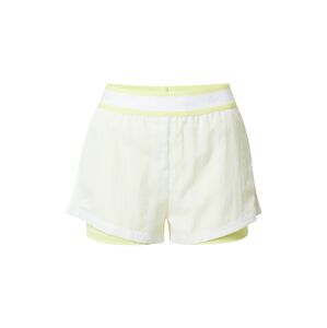 Lacoste Sport Sportovní kalhoty  bílá / světle žlutá