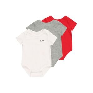 Nike Sportswear Dupačky/body  šedý melír / červená / bílá