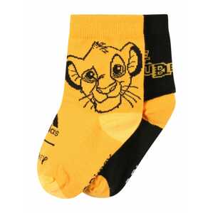 ADIDAS PERFORMANCE Sportovní ponožky  zlatě žlutá / černá