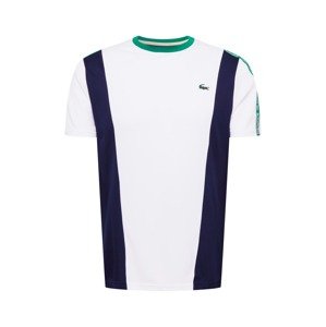 Lacoste Sport Funkční tričko  bílá / zelená / námořnická modř / červená