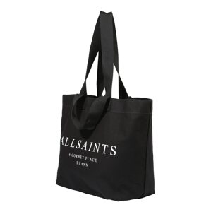 AllSaints Nákupní taška 'ACARI'  černá / bílá