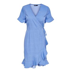 ONLY Letní šaty 'Olivia' nebeská modř / bílá
