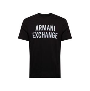 ARMANI EXCHANGE Tričko  světle šedá / černá