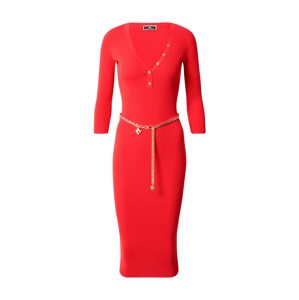 Elisabetta Franchi Úpletové šaty  červená