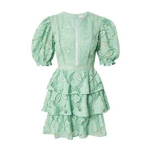 True Decadence Koktejlové šaty  pastelově zelená