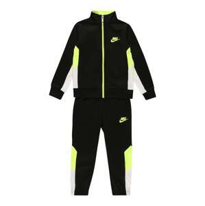 Nike Sportswear Joggingová souprava  černá / svítivě žlutá / bílá