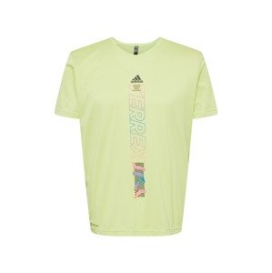 adidas Terrex Funkční tričko  světle zelená / pink / fialová / světlemodrá / černá