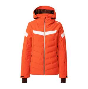 CMP Outdoorová bunda  oranžově červená / bílá