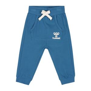 Hummel Sportovní kalhoty  bílá / kouřově modrá