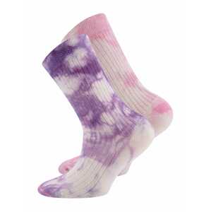 EWERS Ponožky  fialová / růžová / bílá