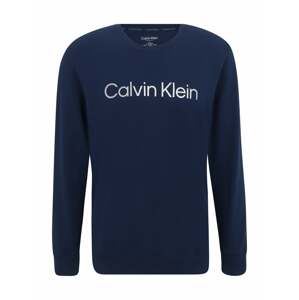 Calvin Klein Underwear Mikina  námořnická modř / bílá