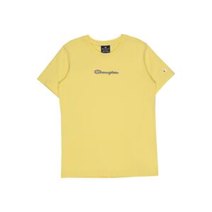 Champion Authentic Athletic Apparel Tričko  světle žlutá / černá / šedá