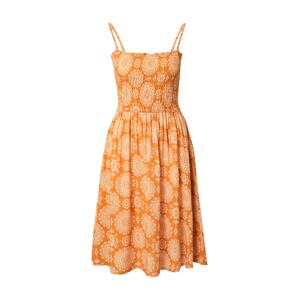 Sublevel Letní šaty oranžová / bílá