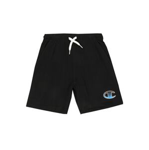 Champion Authentic Athletic Apparel Kalhoty  černá / světlemodrá / oranžová