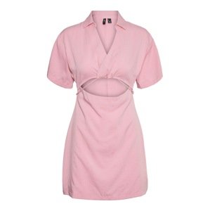 VERO MODA Košilové šaty 'Regitze' světle růžová