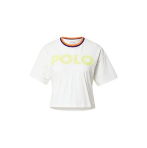 Polo Ralph Lauren Tričko  světle žlutá / tmavě fialová / oranžová / bílá
