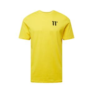 11 Degrees Tričko  žlutá / černá
