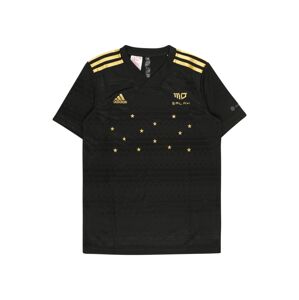 ADIDAS PERFORMANCE Funkční tričko 'Salah'  černá / zlatá