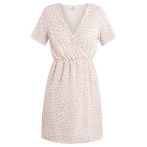 MYMO Letní šaty  starorůžová / světle růžová / offwhite